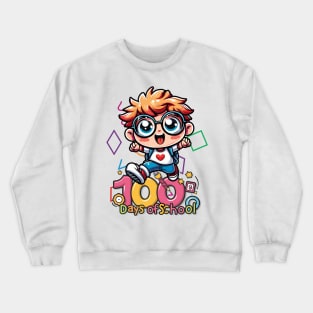 100 Days Of School Crewneck Sweatshirt